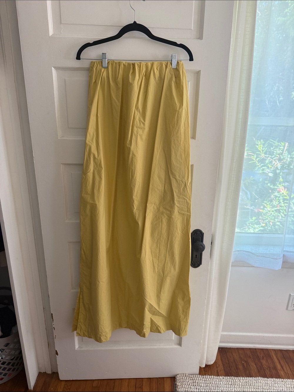 Mikoh Lemon Yellow Maxi Dress with Elastic